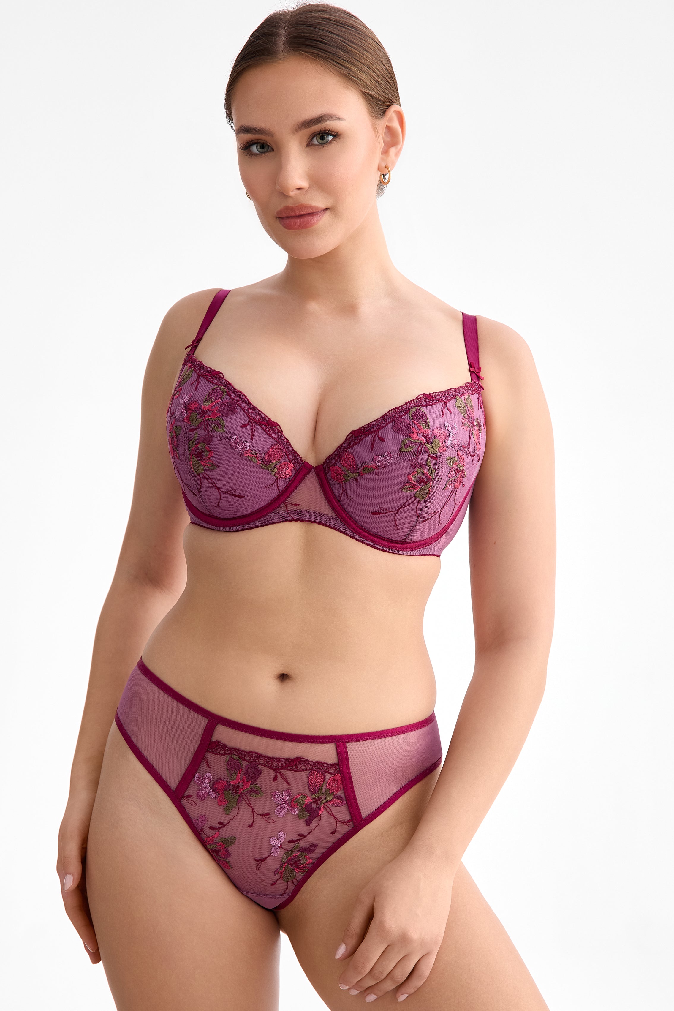 Karmela push up bra B214 amethyst