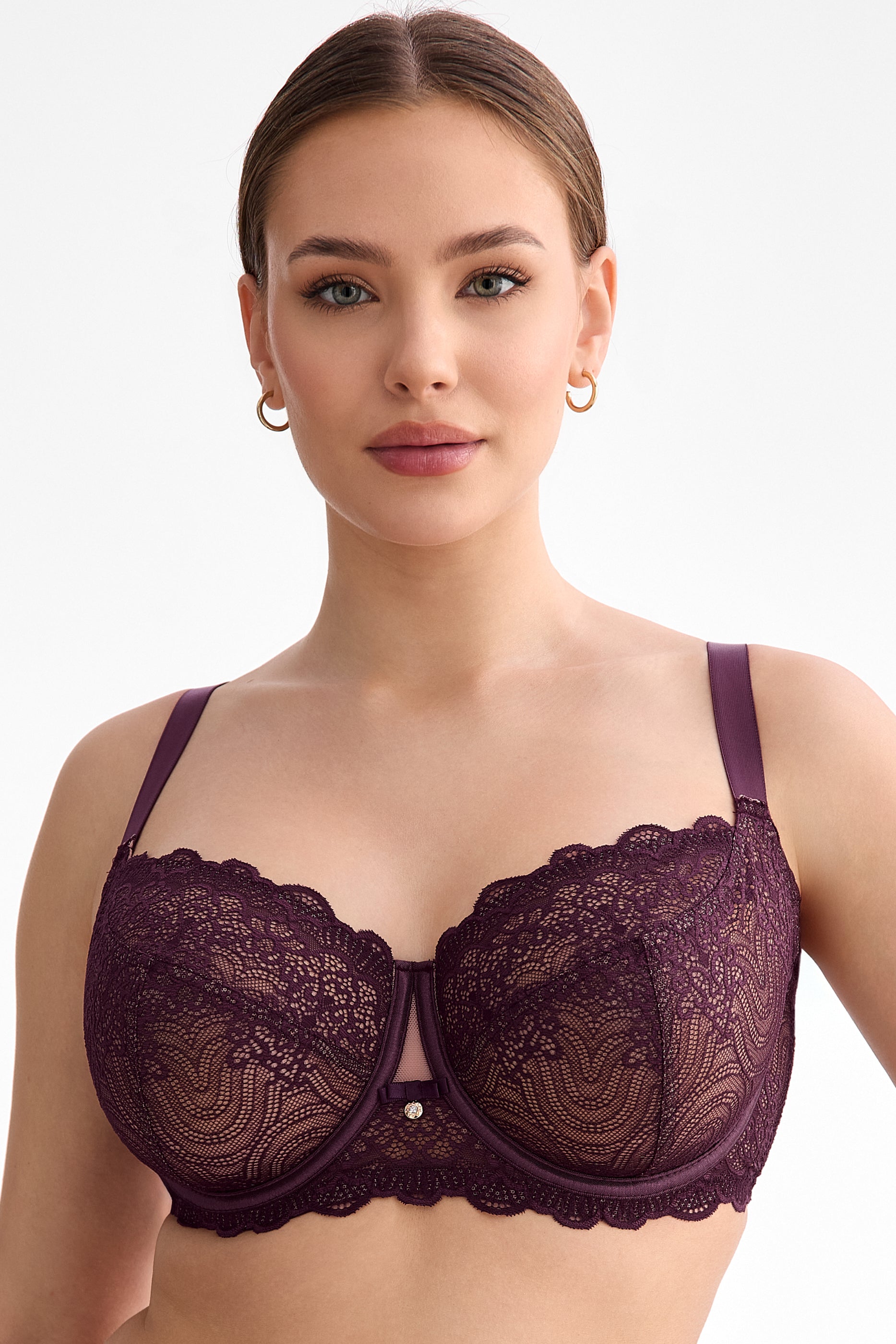 Maribel for large bust bra B171 liquid cherry