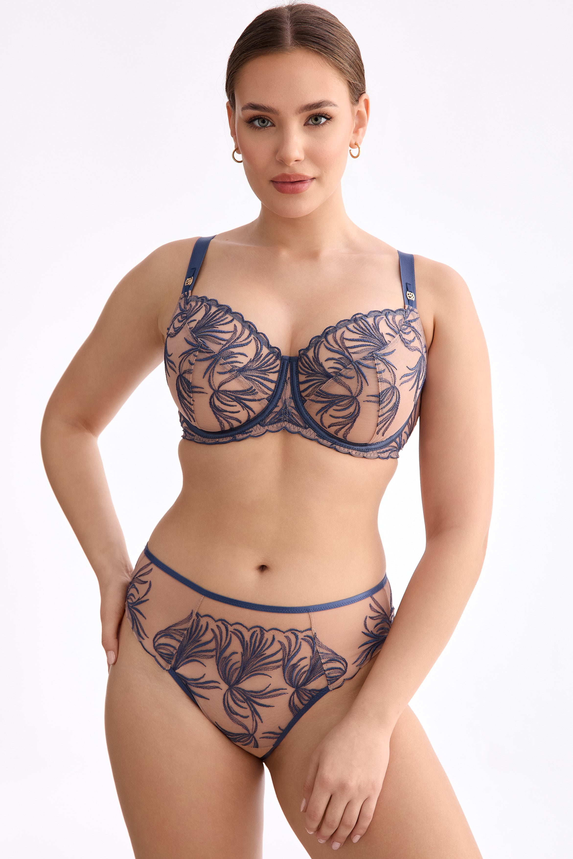 Palmer full cup bra B161 stormy blue