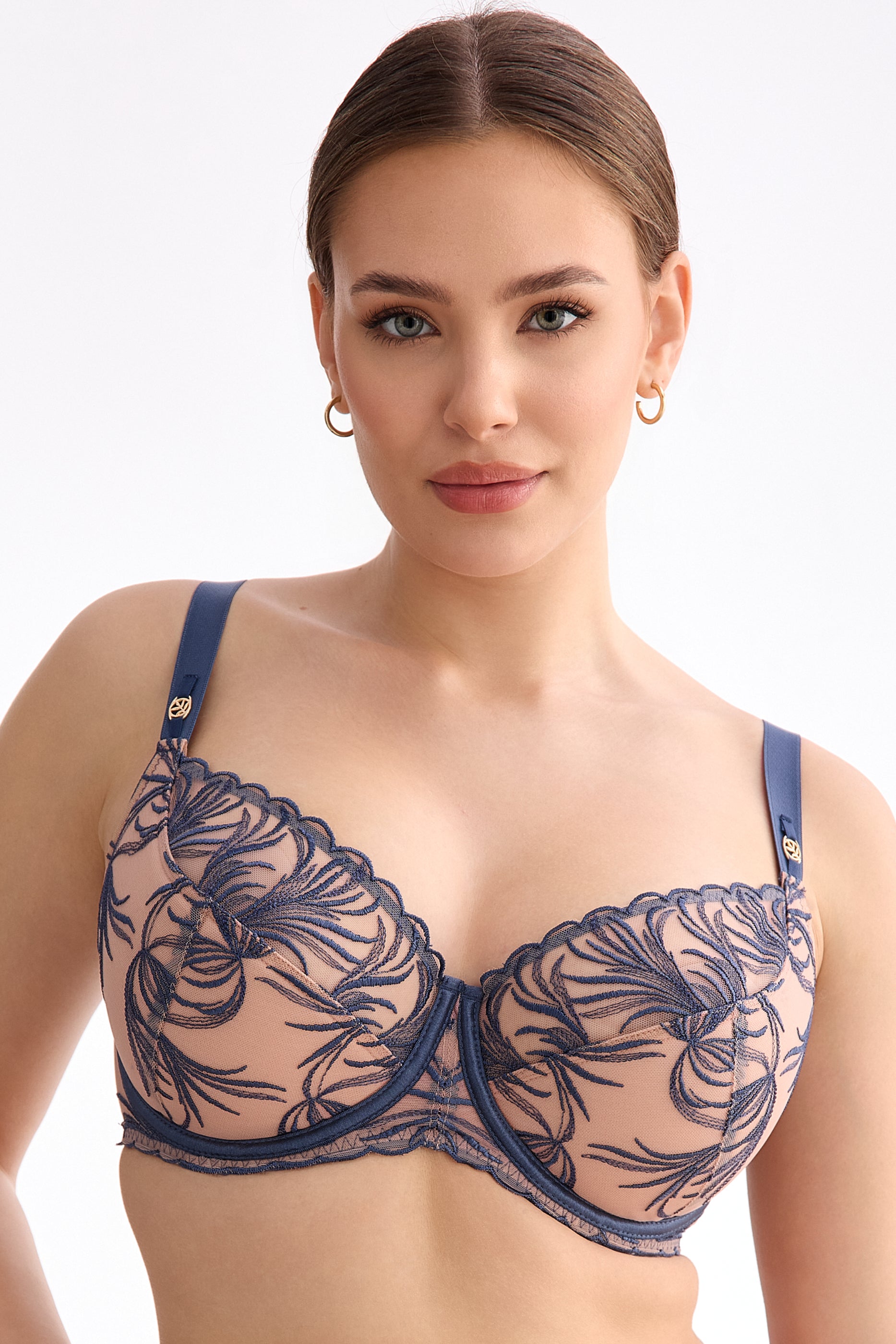 Palmer semi-soft bra B150 stormy blue