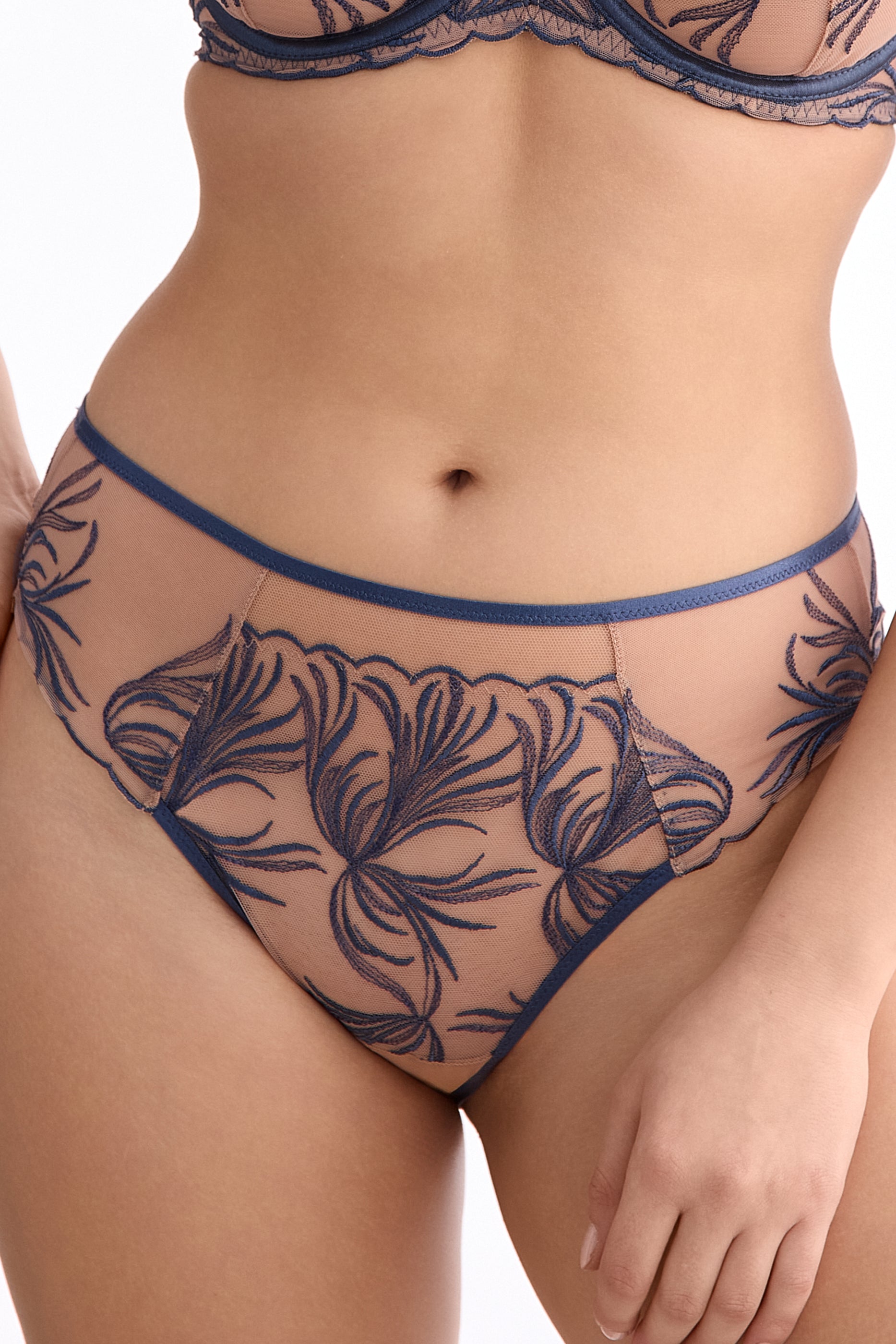 Palmer tanga panties C511 stormy blue